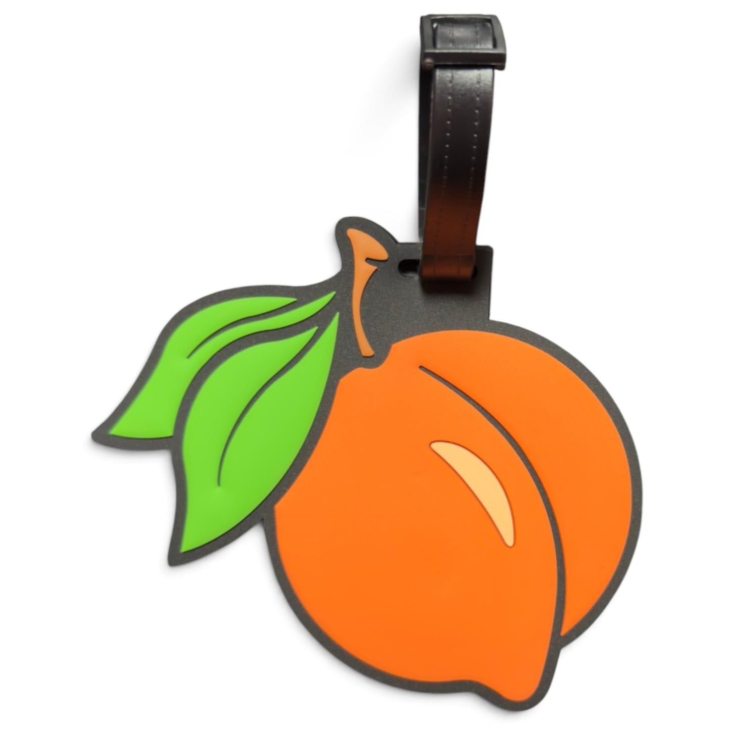 Just Peachy Clip-On Tag | Multi-Use Bag Tag, Travel Tag, Golf Accessory
