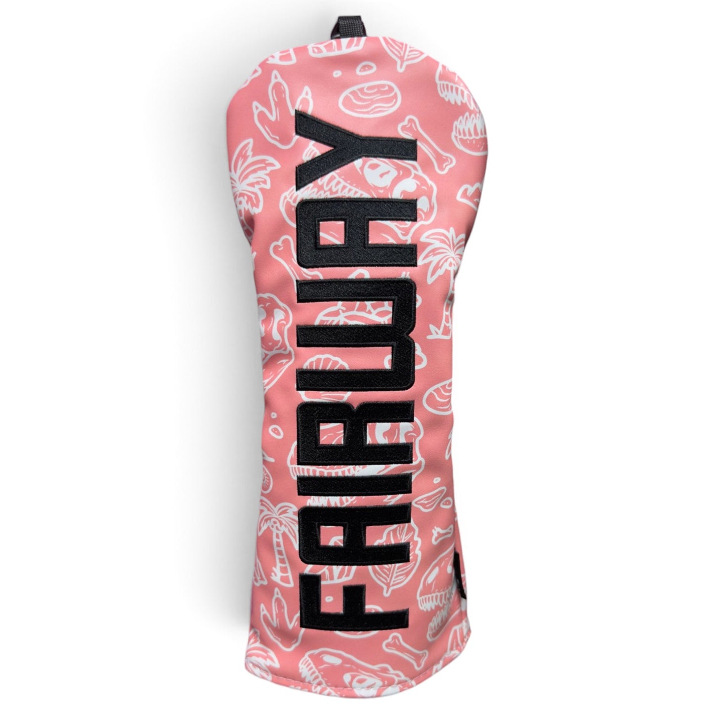 Fossil Fairways Fairway Headcover – Premium Faux Leather Fairway Cover – Elastic Fit – Embroidered Letters
