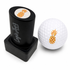 The Pineapple Golf Ball Stamp offers quick-dry ink for easy ball identification, featuring an orange pineapple logo—an ideal fun golf gift for any enthusiast.
