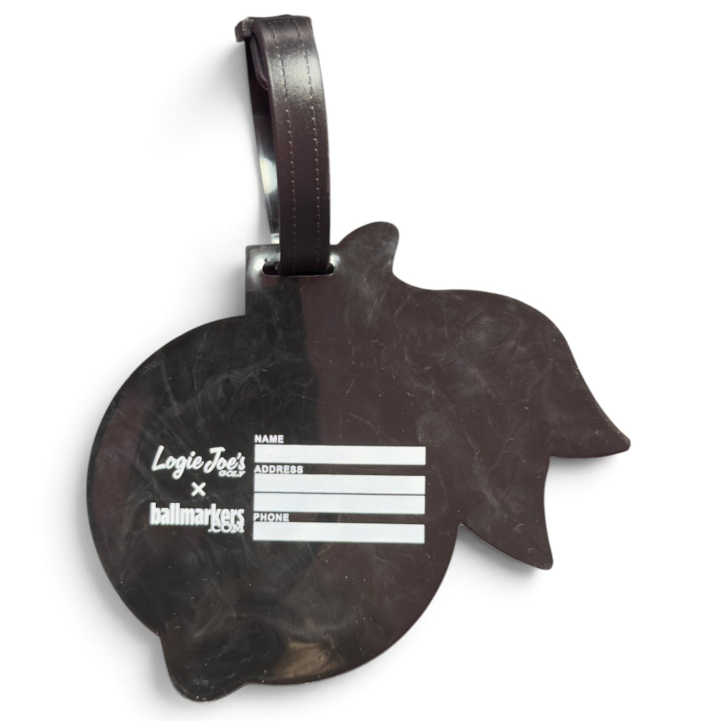 Just Peachy Clip-On Tag | Multi-Use Bag Tag, Travel Tag, Golf Accessory