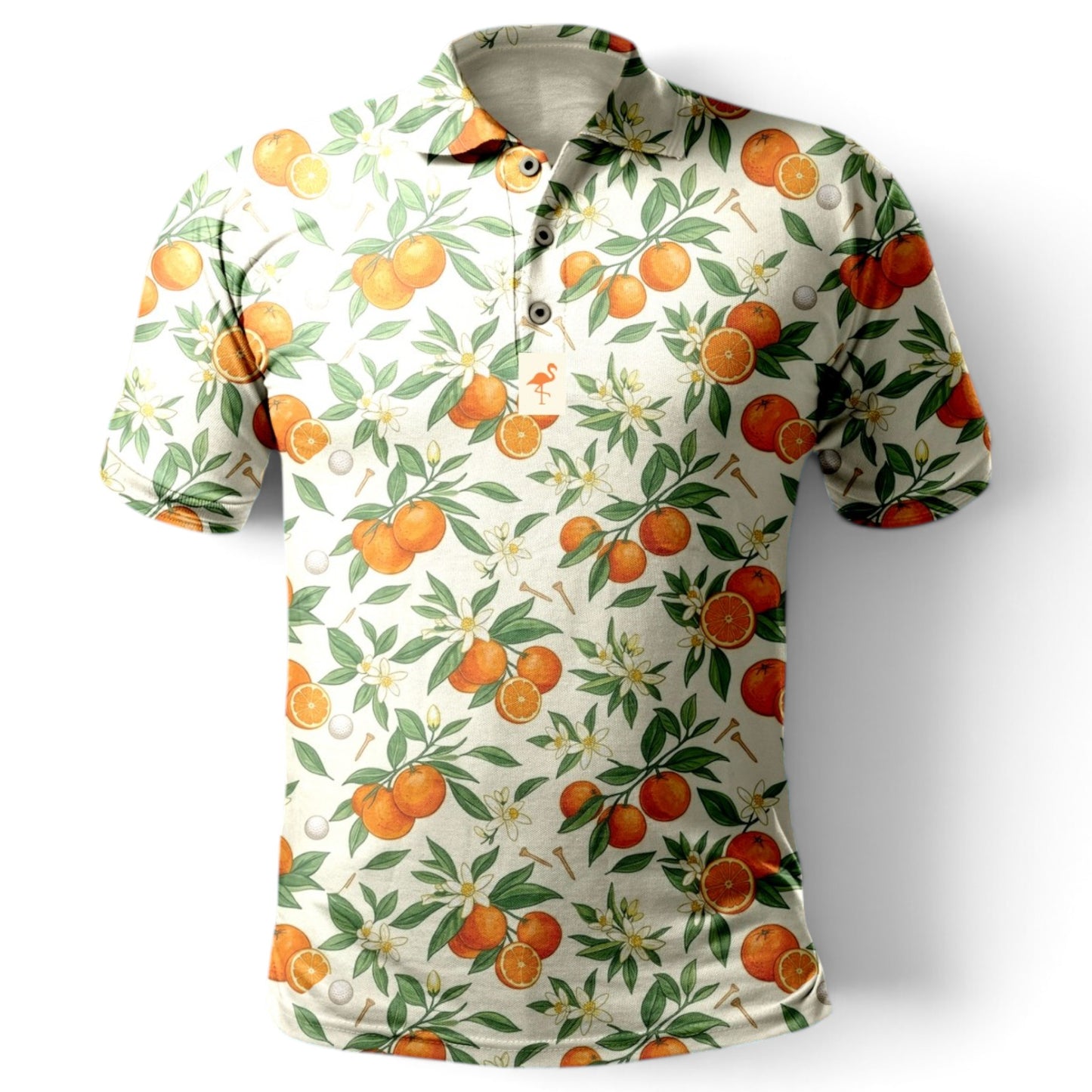 Citrus Grove Golf Polo | Performance Stretch Golf Shirt | Moisture-Wicking Athletic Polo