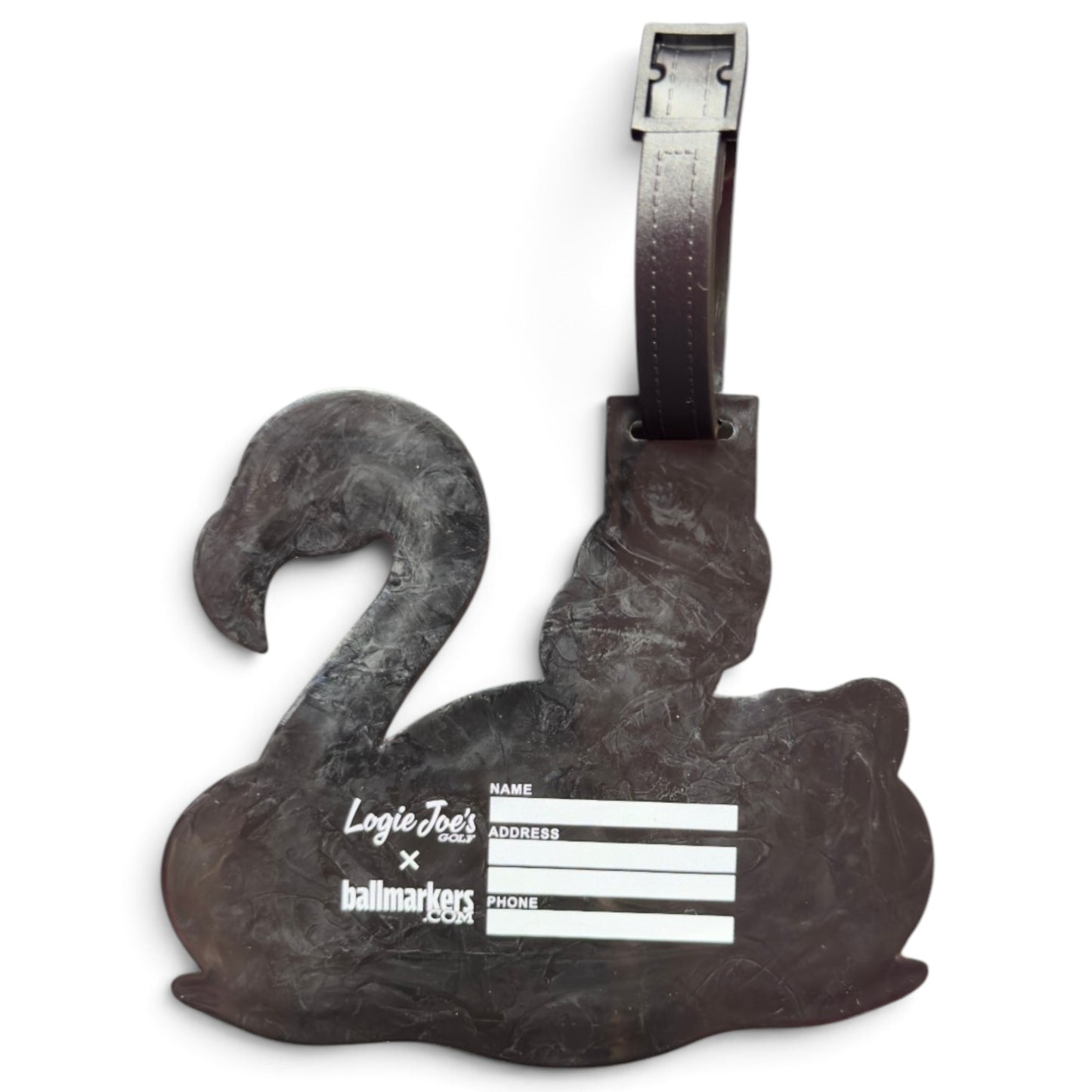 Flamingo Floatie Clip-On Tag | Multi-Use Bag Tag, Travel Tag, Golf Accessory