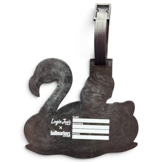 Flamingo Floatie Clip-On Tag | Multi-Use Bag Tag, Travel Tag, Golf Accessory