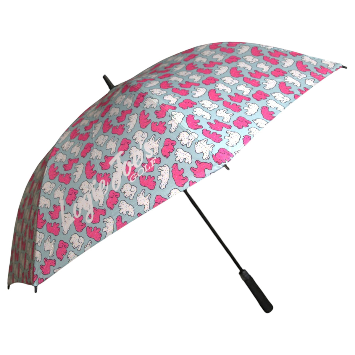 Frosted Animal Cookie | 60" Golf Umbrella | Oversized Golf Umbrella | Elephant Camel Rhino Lion