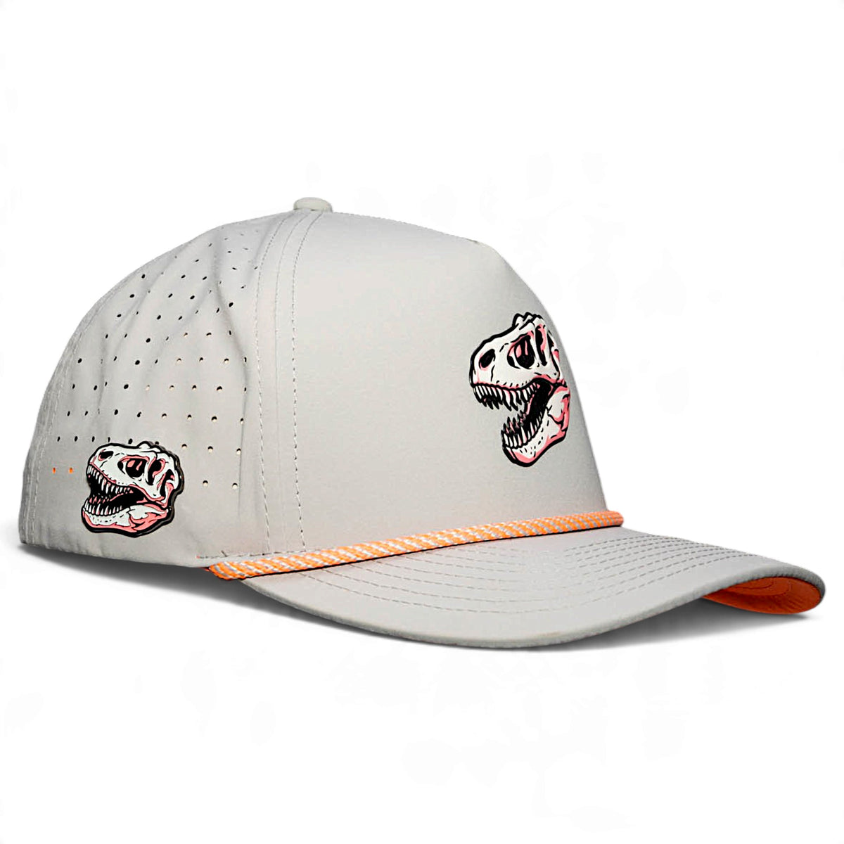 Fossil Fairway Golf Hat | Snapback Cap | Built-in Magnetic Ball Marker Holder + Marker Included | Adjustable