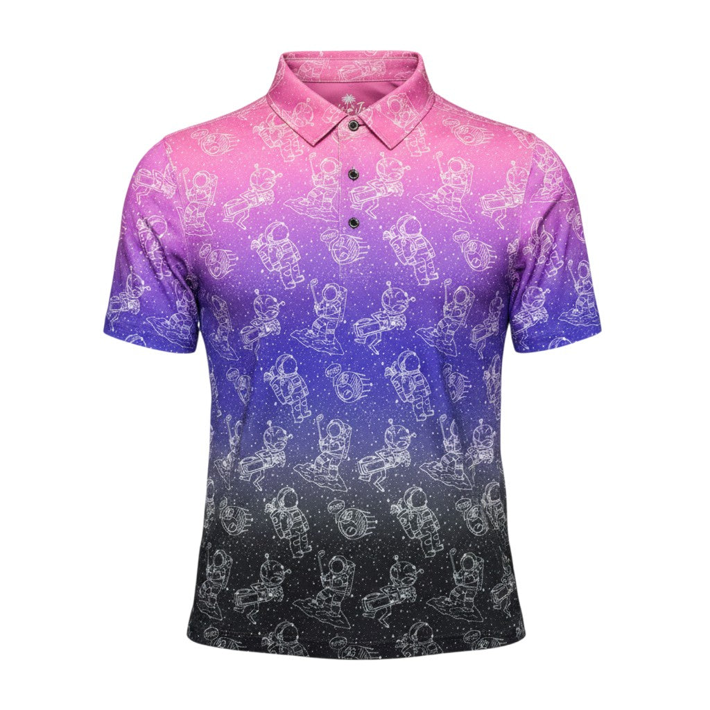 Youth Constellation Golf Polo | Performance Stretch Golf Shirt | Moisture-Wicking Athletic Polo
