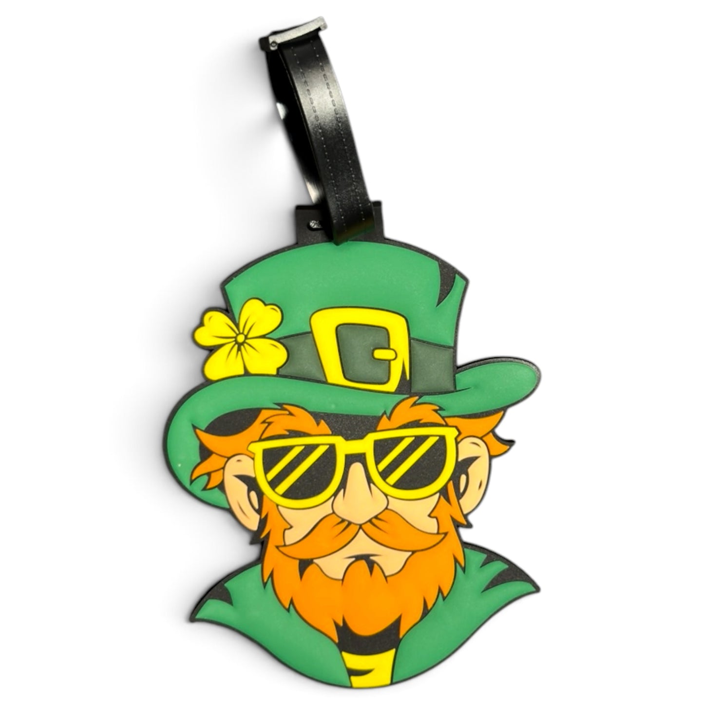 Leprechaun Clip-On Tag | Multi-Use Bag Tag, Travel Tag, Golf Accessory