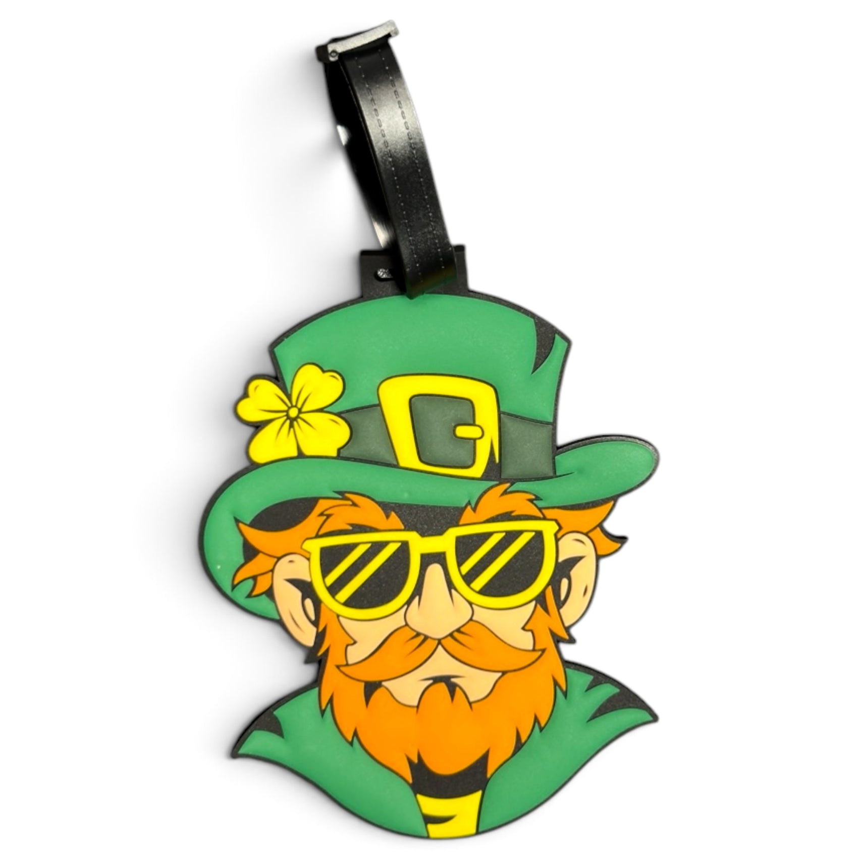 Leprechaun Clip-On Tag | Multi-Use Bag Tag, Travel Tag, Golf Accessory