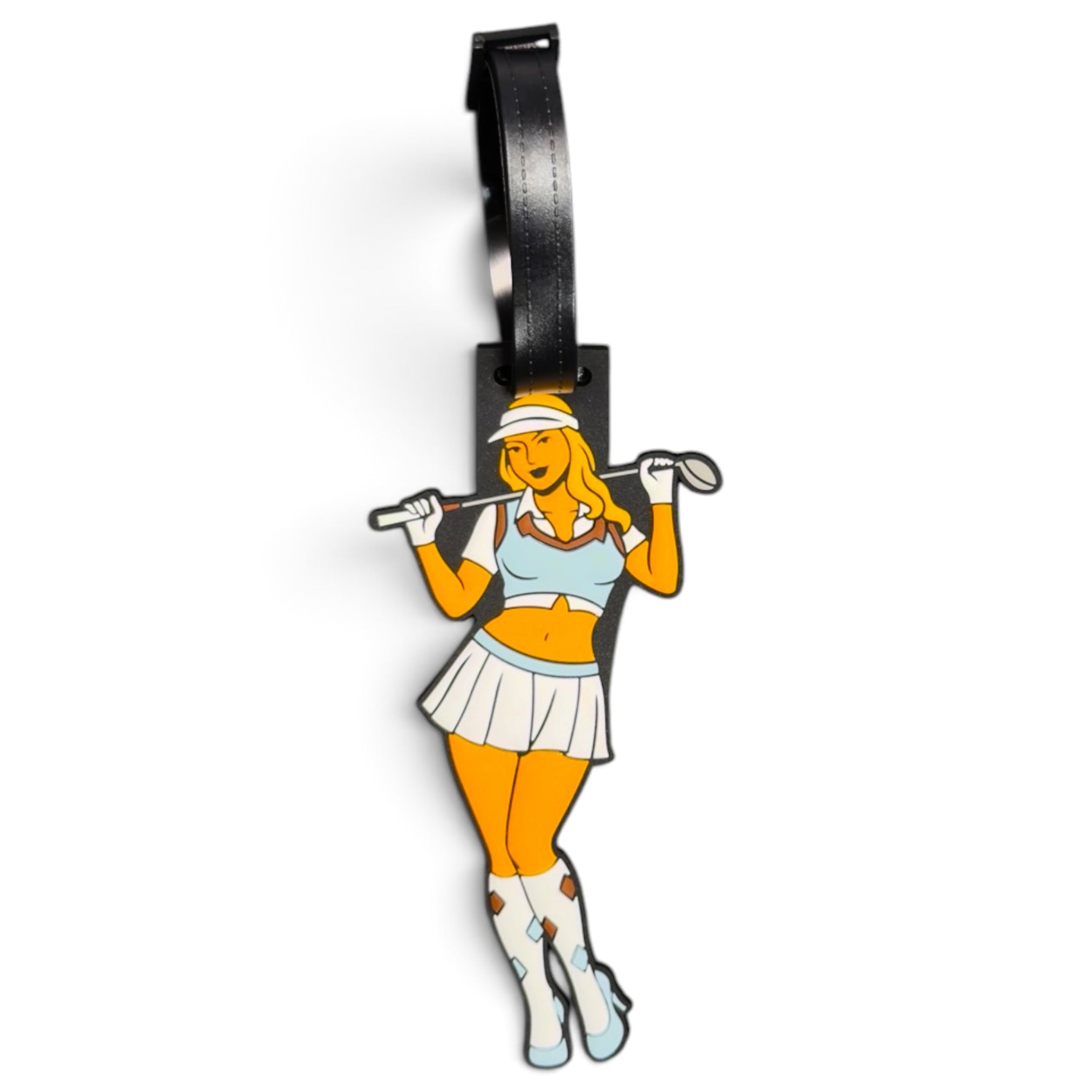 Fairway Pin-Up Clip-On Tag | Multi-Use Bag Tag, Travel Tag, Golf Accessory