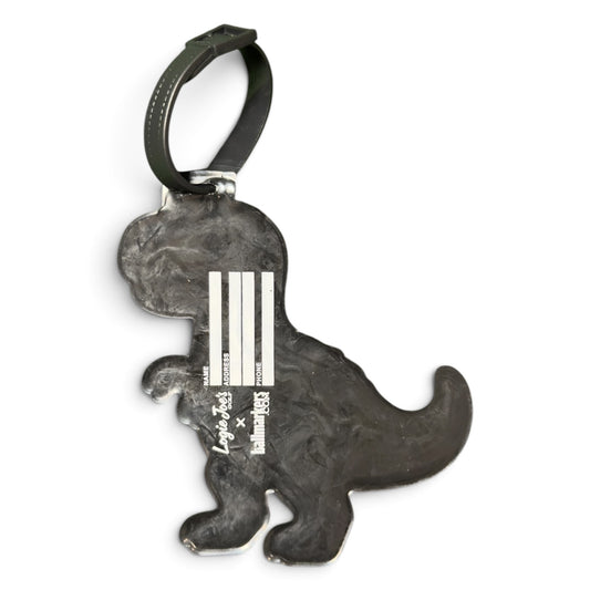 Dino Chicken Nugget Clip-On Tag | Multi-Use Bag Tag, Travel Tag, Golf Accessory