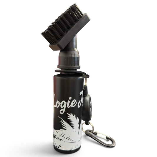 Logie Joe's x Golf Caddy Splash™ Water Brush | 4 oz Refillable Golf Club Cleaner | Retractable Clip, Strong Bristles & Golf Bag Attachment