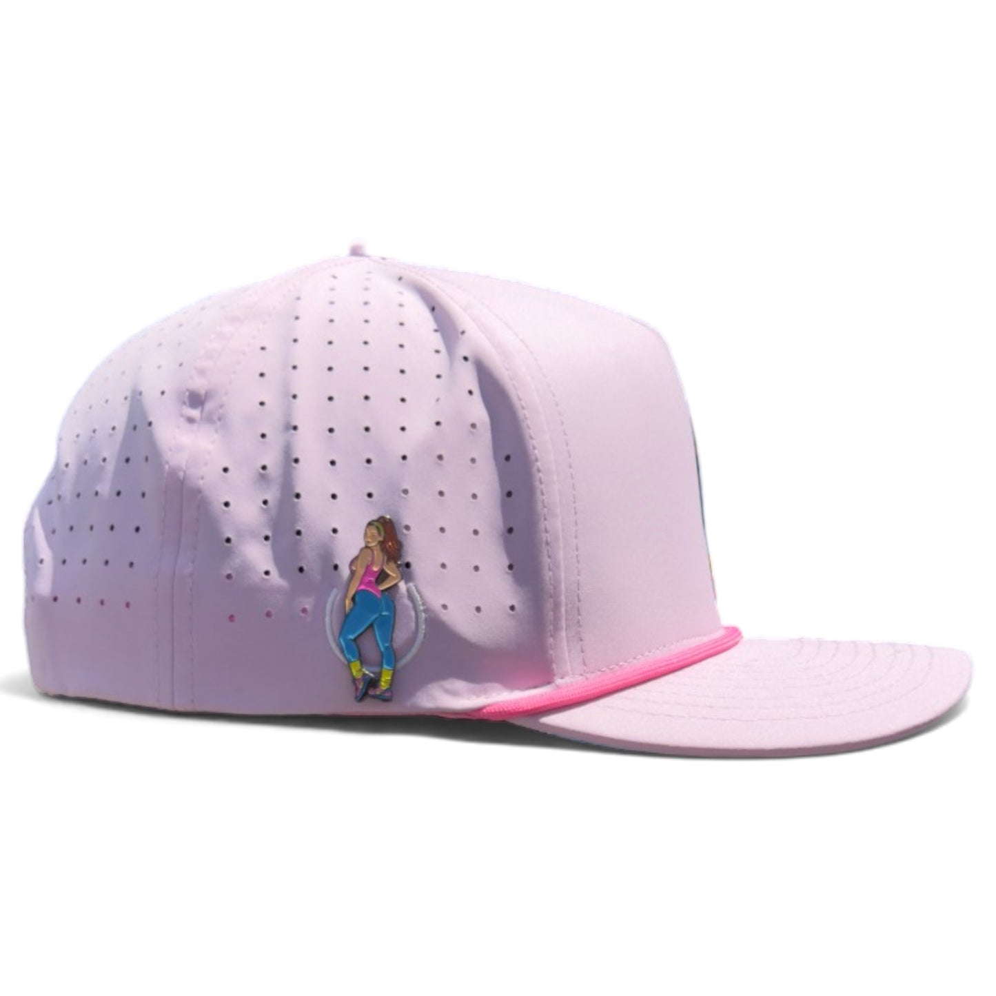 Aerobic Angel Golf Hat | Snapback Cap | Built-in Magnetic Ball Marker Holder + Marker Included | Adjustable | Yoga