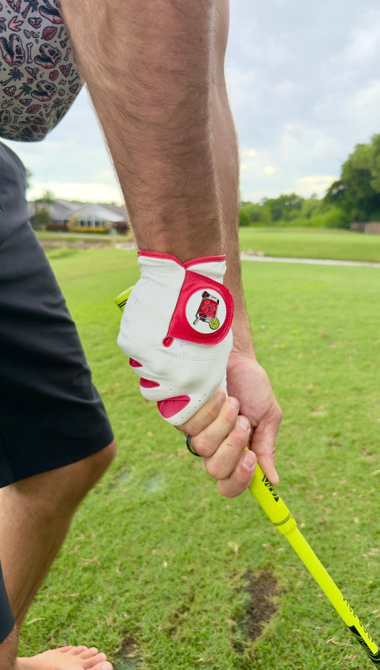 Transfusion Cabretta Leather Golf Glove | Premium Golf Glove with Magnetic Ball Marker | Left & Right Hand | Standard & Cadet Sizes