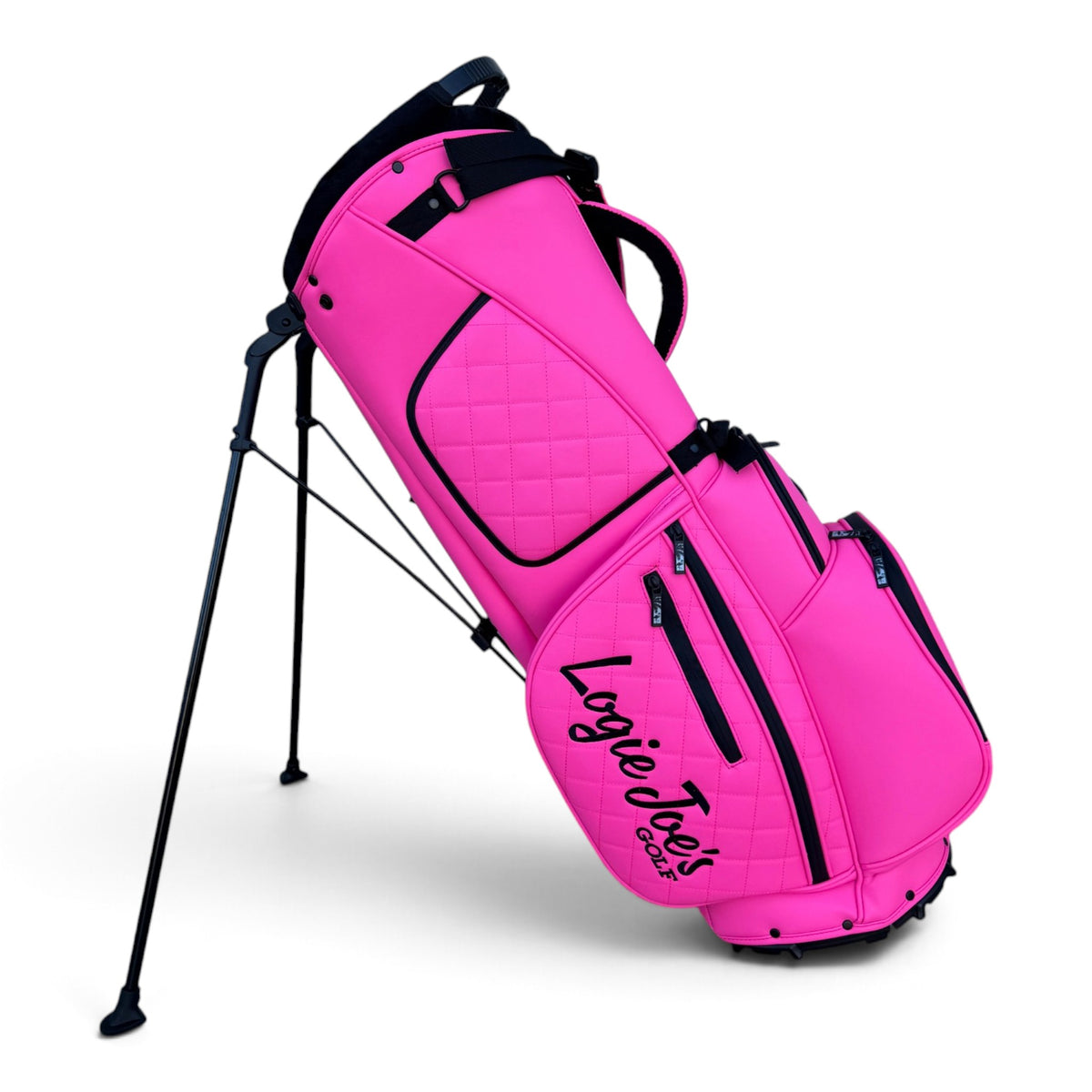 Logie Joe’s Pink Palms 14-Way Golf Stand Bag