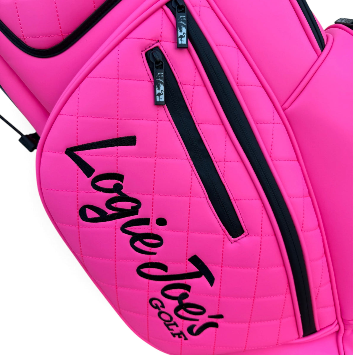 Logie Joe’s Pink Palms 14-Way Golf Stand Bag