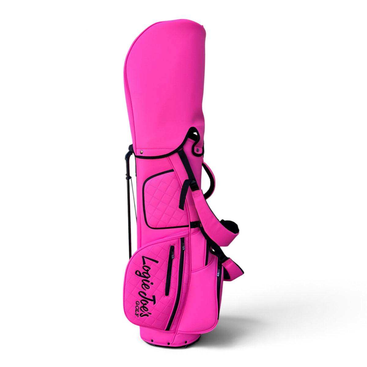 Logie Joe’s Pink Palms 14-Way Golf Stand Bag