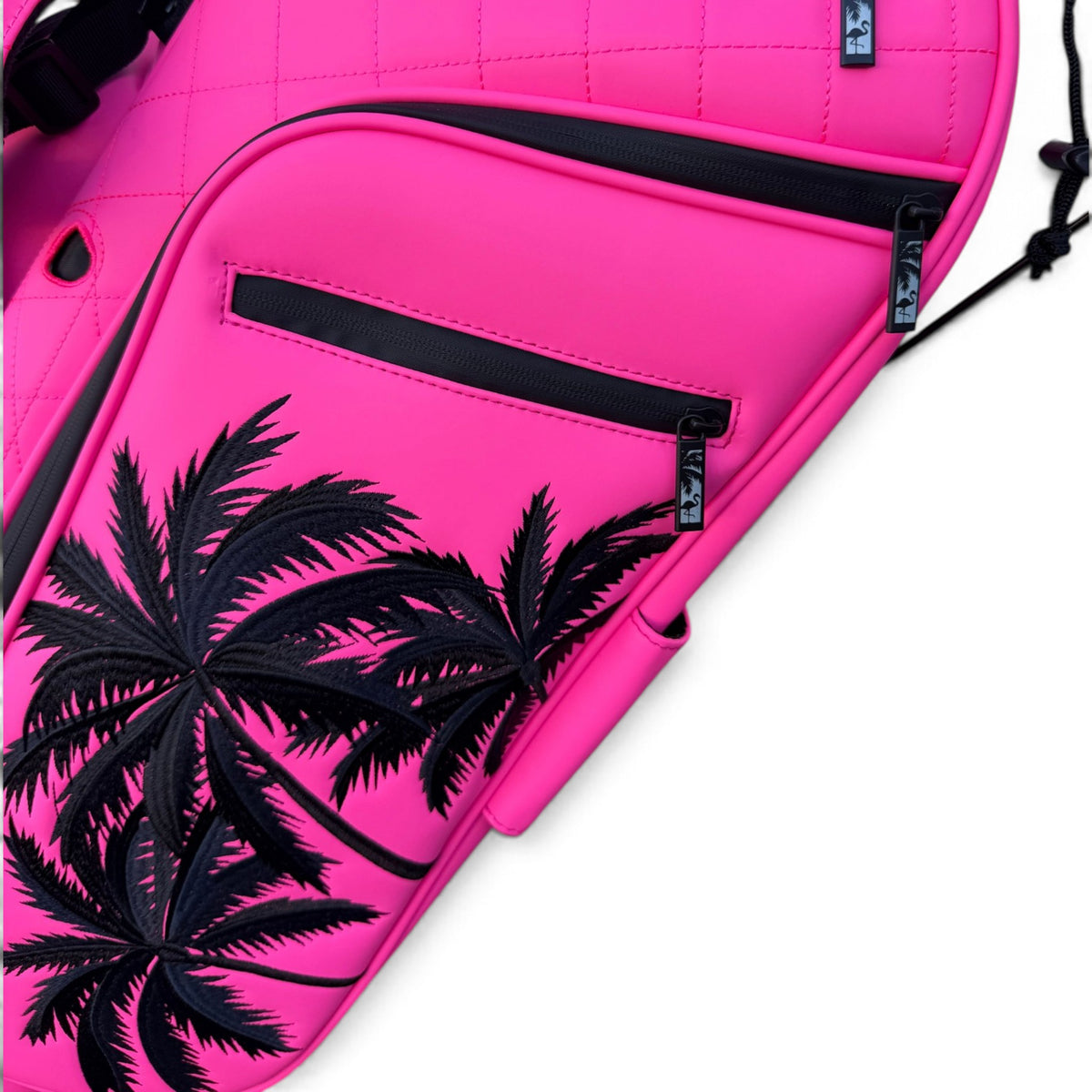 Logie Joe’s Pink Palms 14-Way Golf Stand Bag