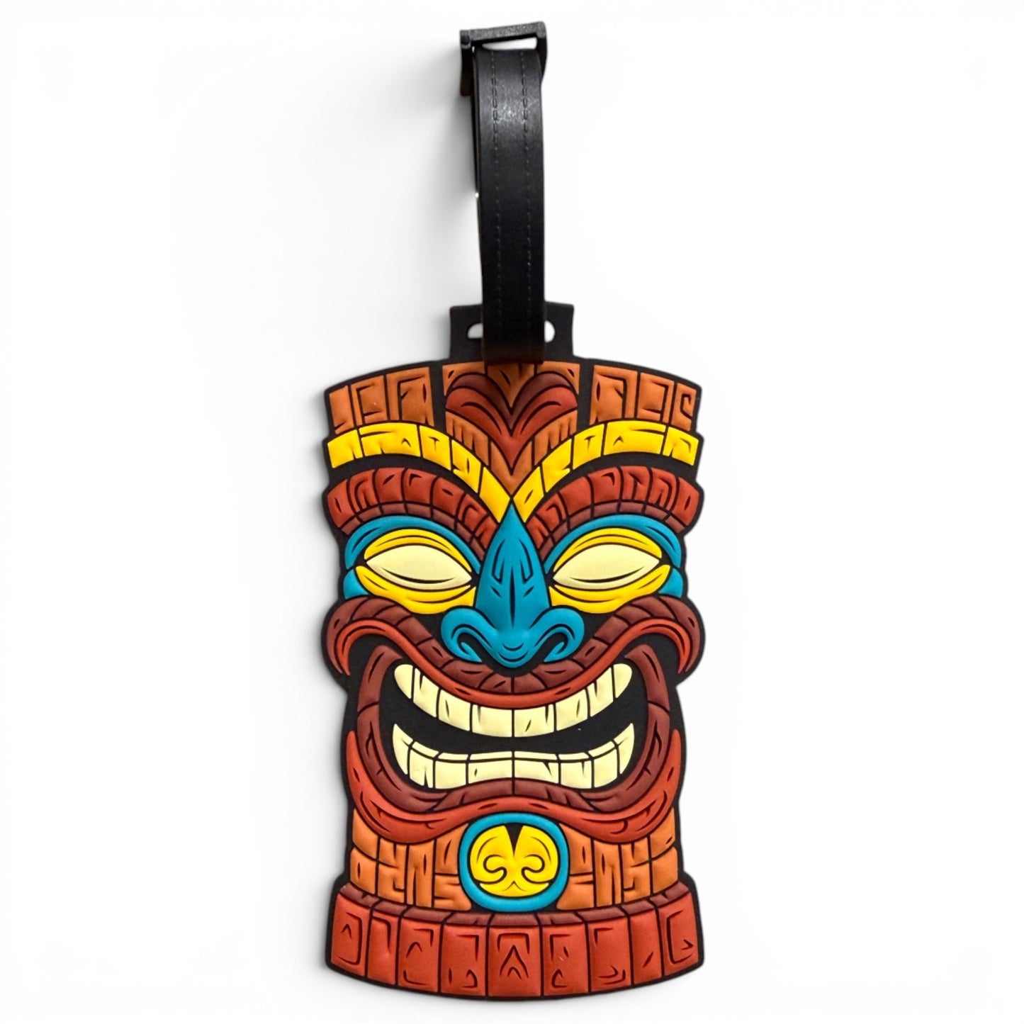 Tiki Totem Clip-On Tag | Multi-Use Bag Tag, Travel Tag, Golf Accessory
