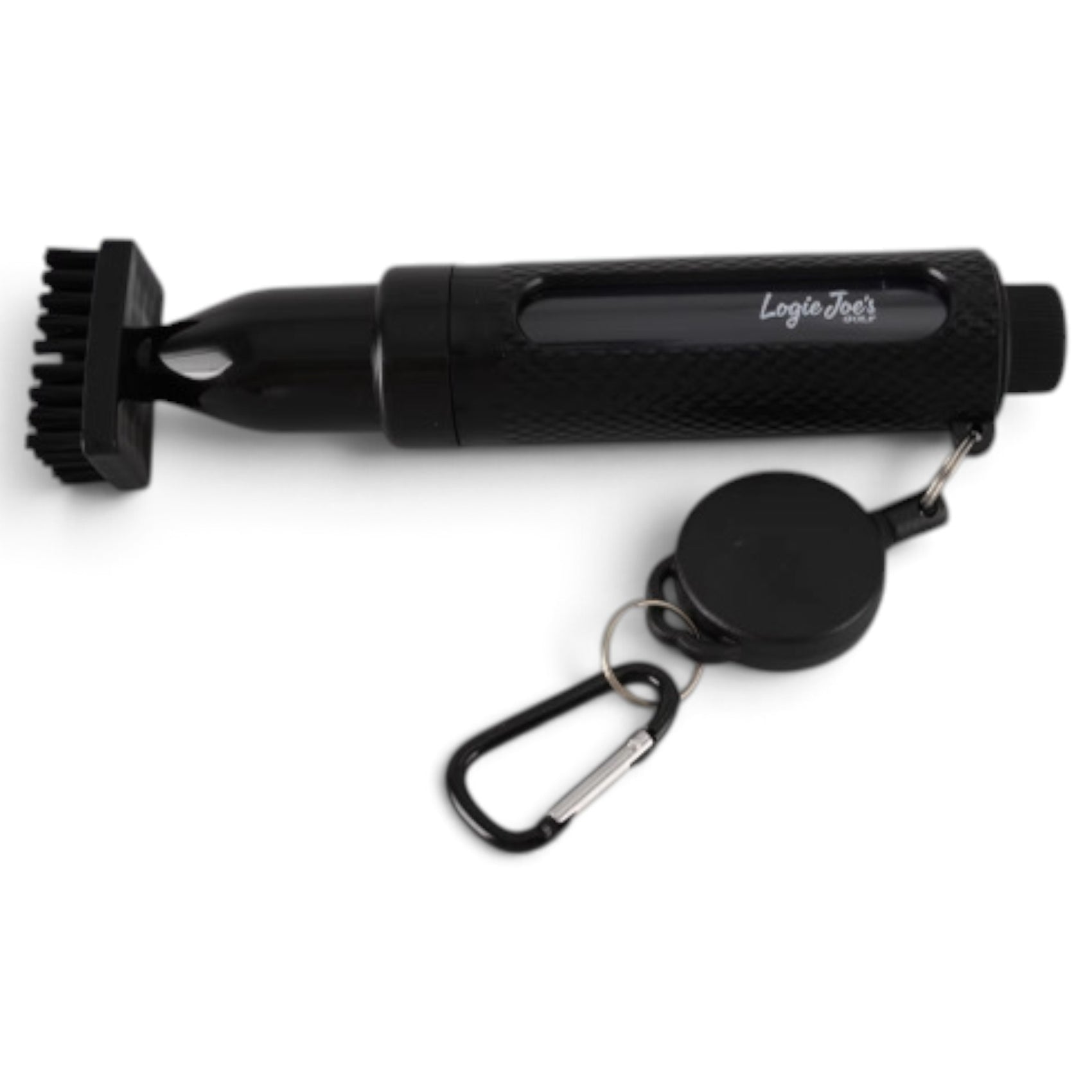 Logie Joe's Club Scrub Brush | Refillable Golf Club Cleaner | Retractable Clip, Strong Bristles & Golf Bag Attachment