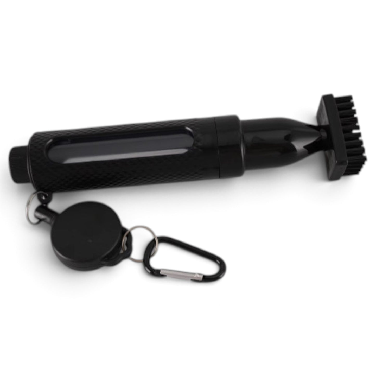 Logie Joe's Club Scrub Brush | Refillable Golf Club Cleaner | Retractable Clip, Strong Bristles & Golf Bag Attachment