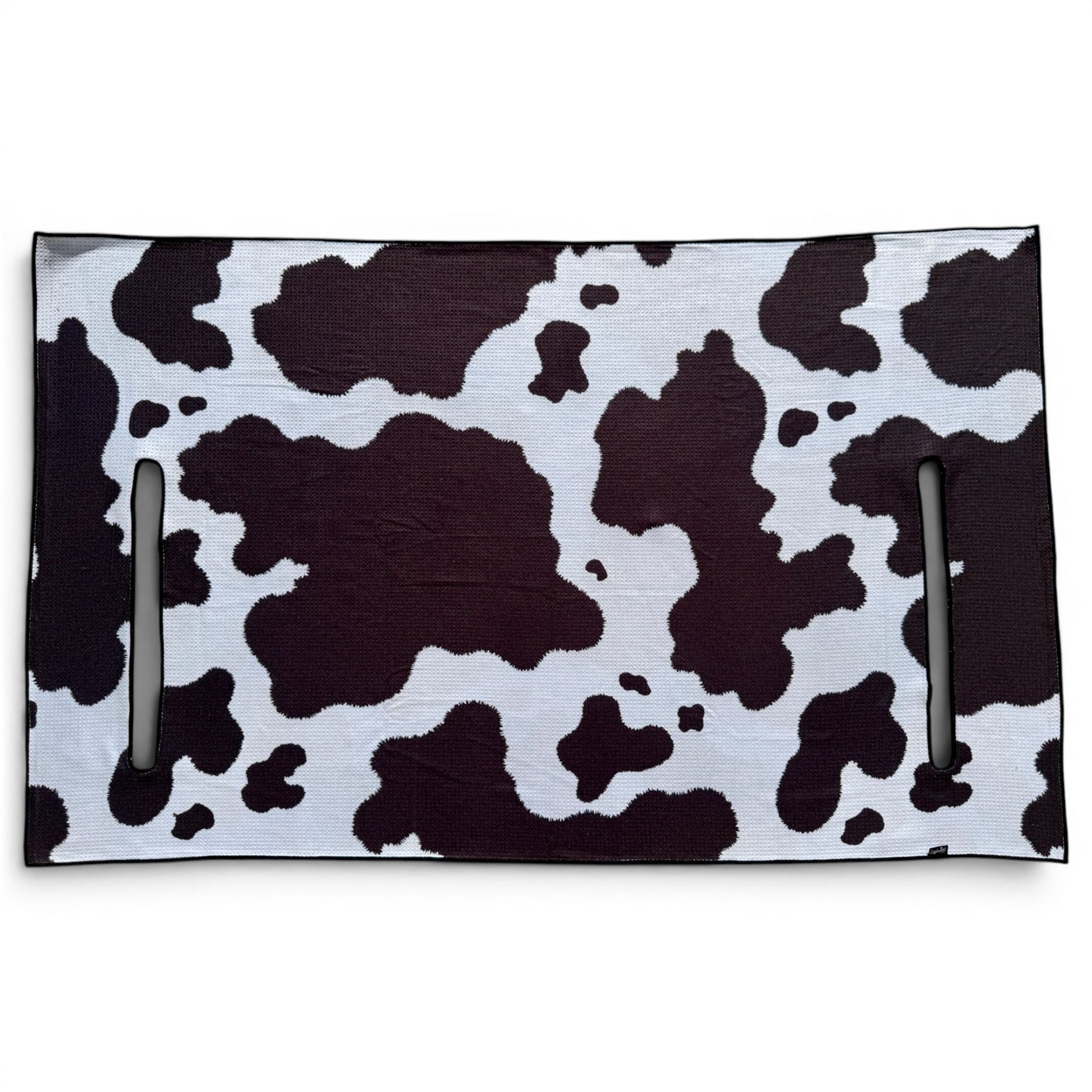 Cow Print Golf Cart Seat Cover | Premium Microfiber Golf Cart Seat Towel | Universal Fit | Machine Washable | Cow Print