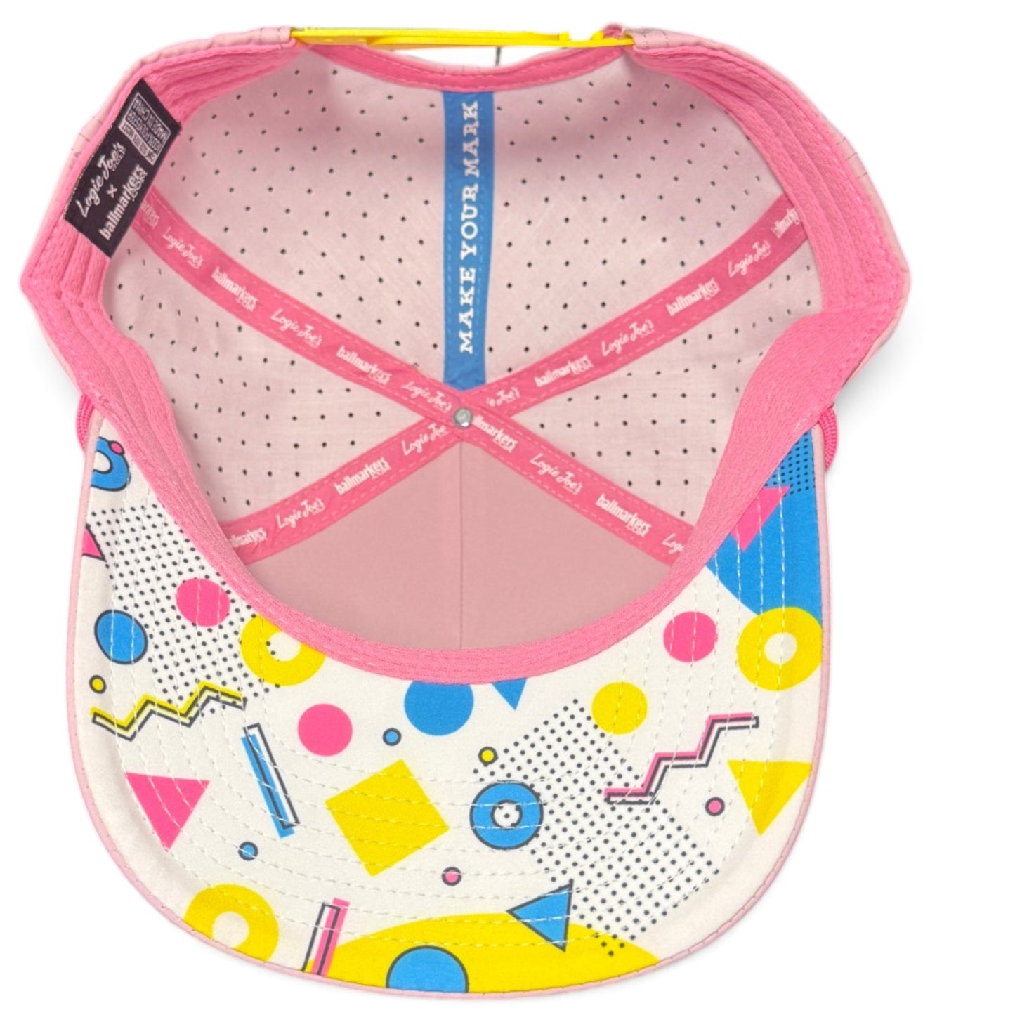 Aerobic Angel Golf Hat | Snapback Cap | Built-in Magnetic Ball Marker Holder + Marker Included | Adjustable | Yoga