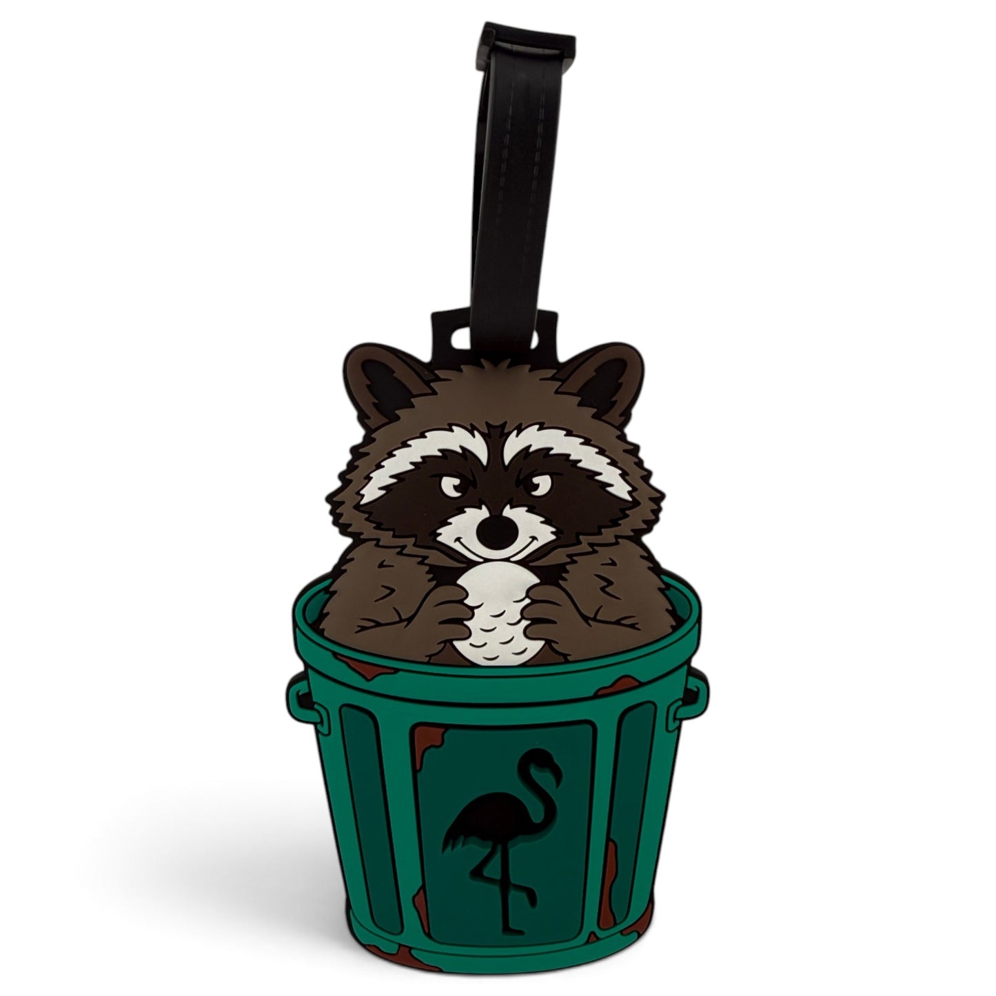 Trash Panda Clip-On Tag | Multi-Use Bag Tag, Travel Tag, Golf Accessory