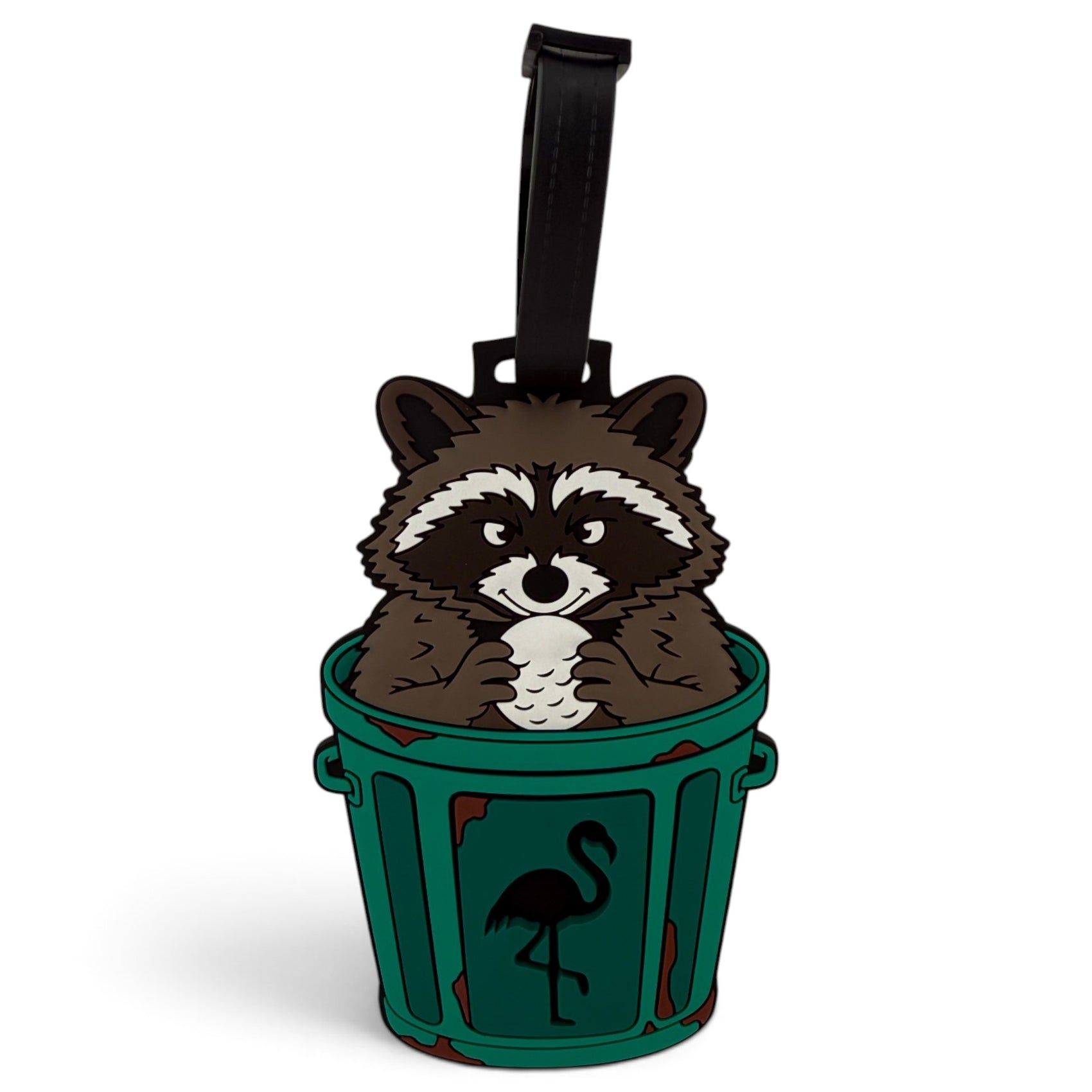 Trash Panda Clip-On Tag | Multi-Use Bag Tag, Travel Tag, Golf Accessory