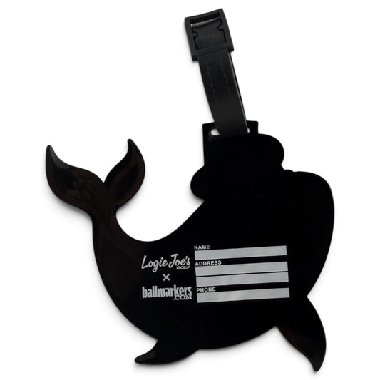 Blue Whale Clip-On Tag | Multi-Use Bag Tag, Travel Tag, Golf Accessory