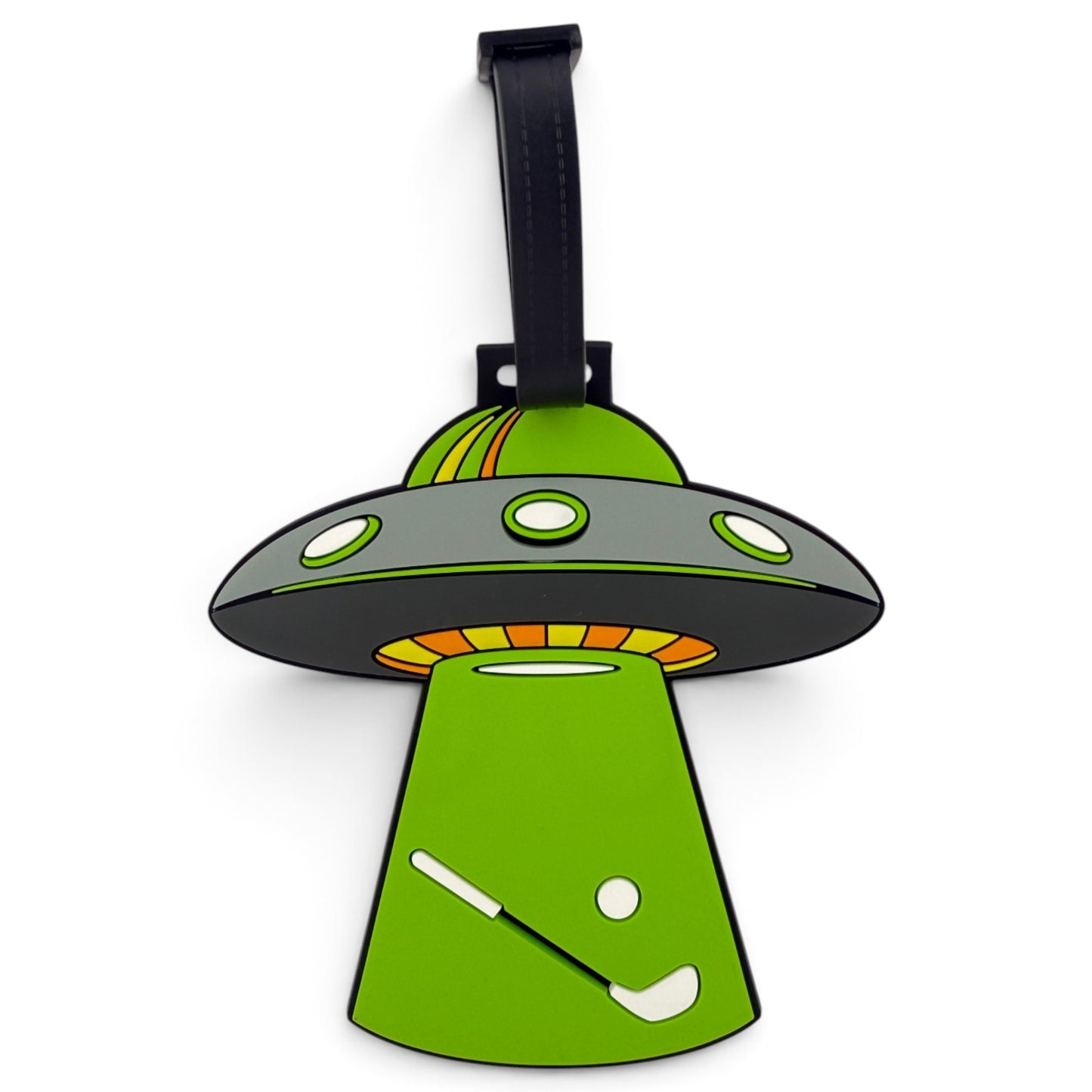 Albatross Abduction Clip-On Tag | Multi-Use Bag Tag, Travel Tag, Golf Accessory