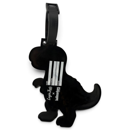 Dino Chicken Nugget Clip-On Tag | Multi-Use Bag Tag, Travel Tag, Golf Accessory