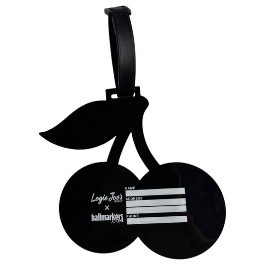 Cherry Bomb Clip-On Tag | Multi-Use Bag Tag, Travel Tag, Golf Accessory