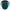 A close-up of the blue and white flip straw lid with handle on the 32oz Hydration Bottle – Tiki Bear, resembling a bottle cap, shown from above against a white background.