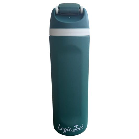 Buck Wild Hydration Bottle | 24oz Insulated Stainless Steel | Flip Straw Lid w/ Handle
