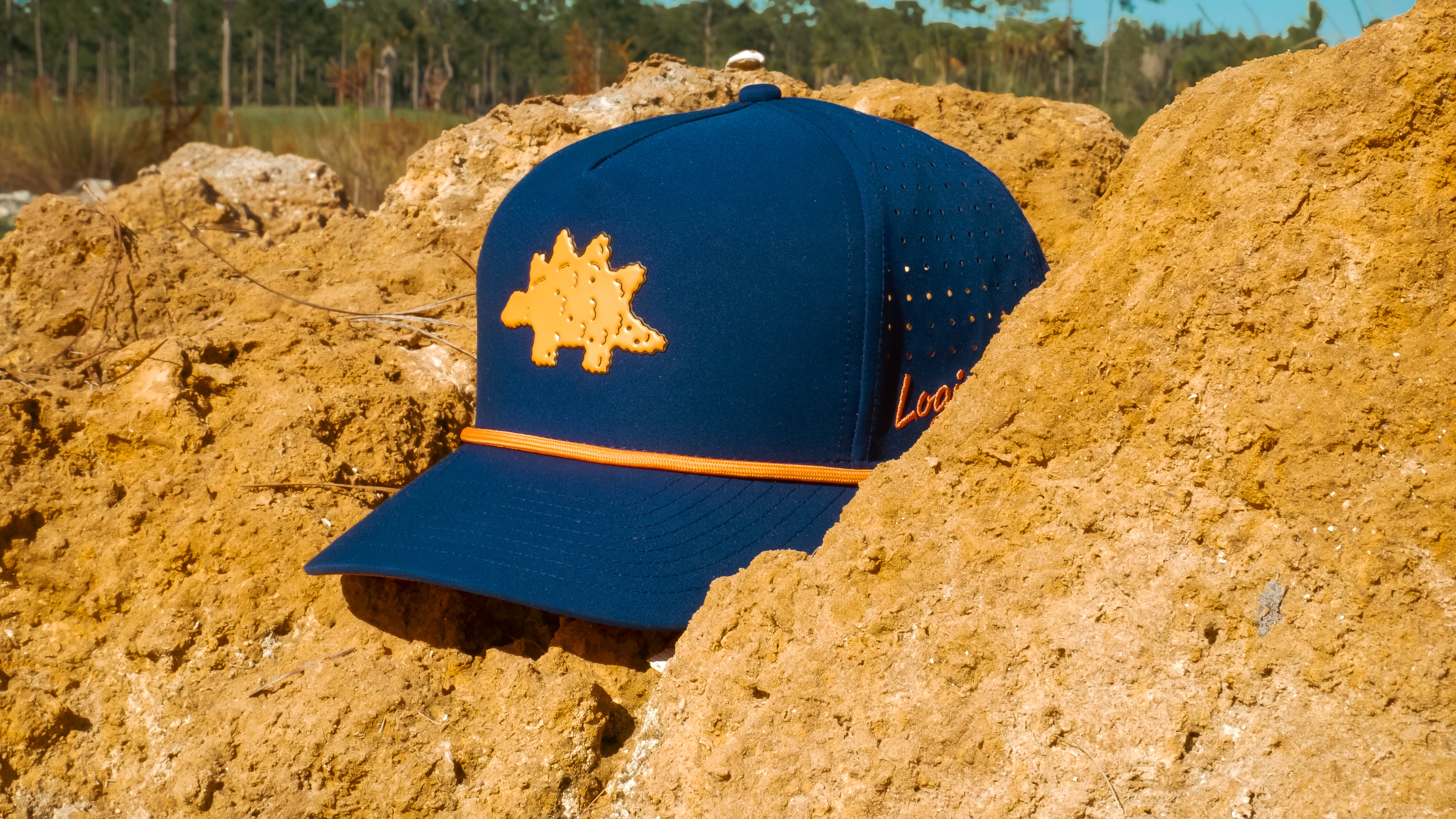 Dino Nugget Golf Hat | Snapback Cap | Built-in Magnetic Ball