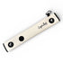 The White Magnetic Golf Cart Strap Sleeve (18.5 x 3.5 in) is a neoprene rubber golf accessory with dual magnets, glove holder, carabiner bag attachment, and Logie Joes Golf branding—perfect for organizing your gear on the course.