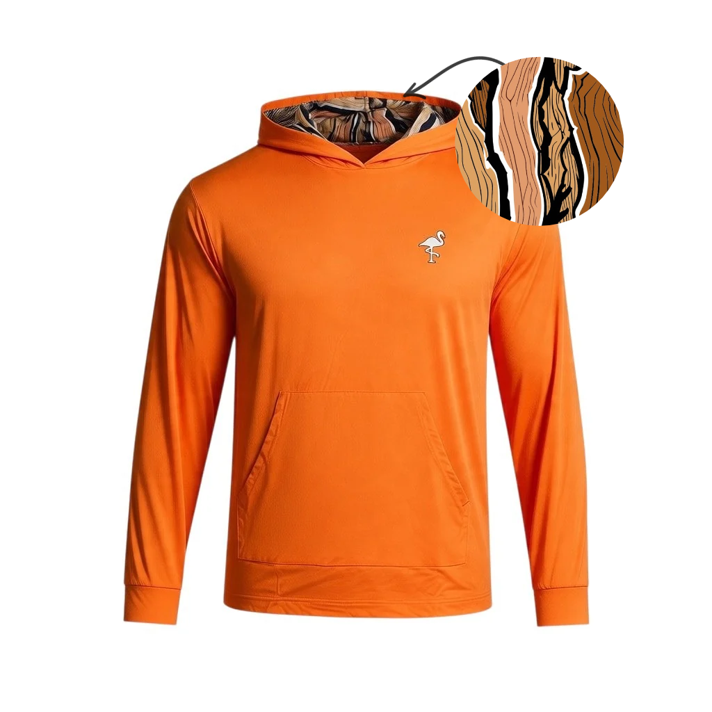 Orange Blaze Performance Hoodie | Lightweight Unisex Moisture-Wicking Athletic Hoodie