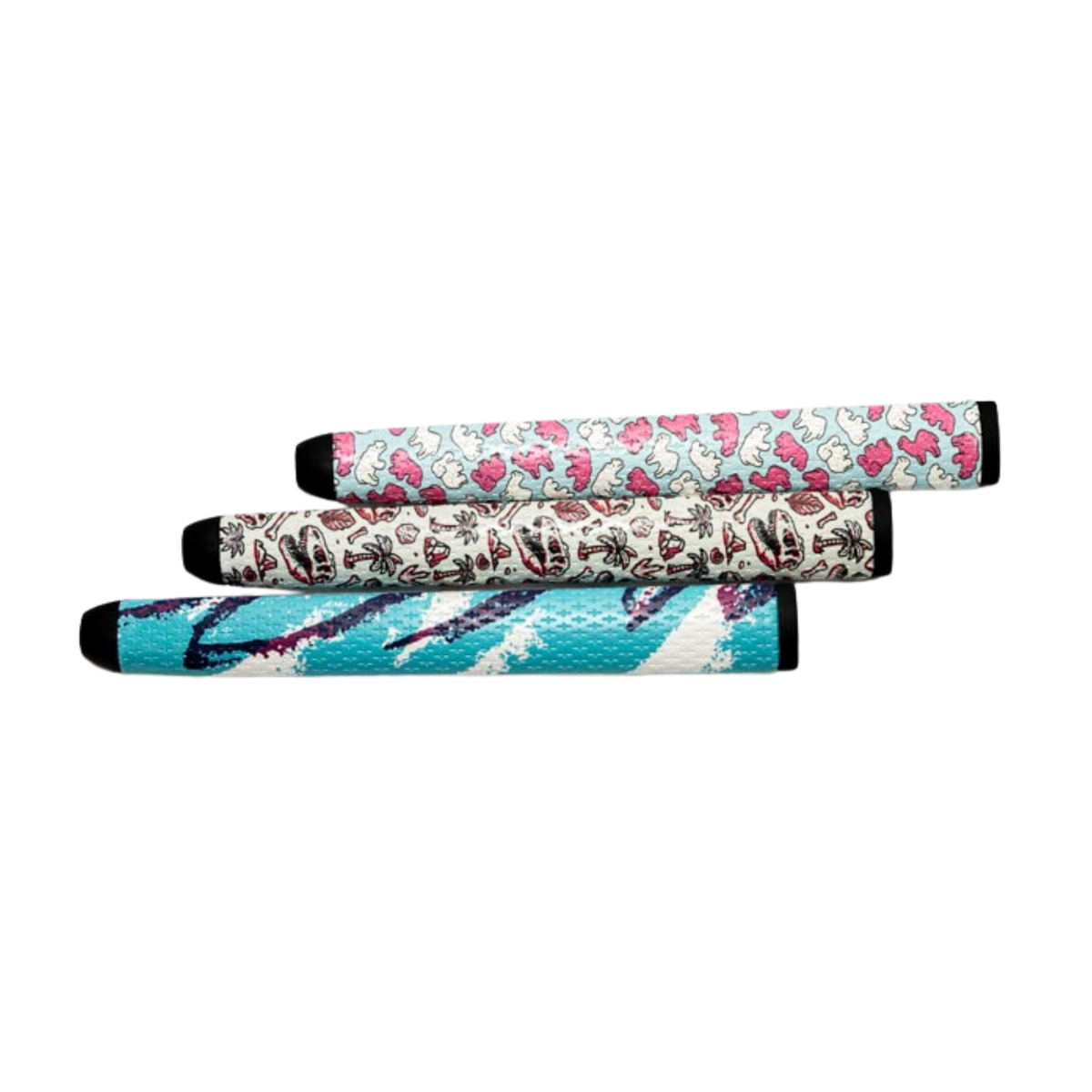Fossil Fairways Putter Grip | Midsize | Premium PU Material | Stable Feel | Golf | T-Rex Dinosaur
