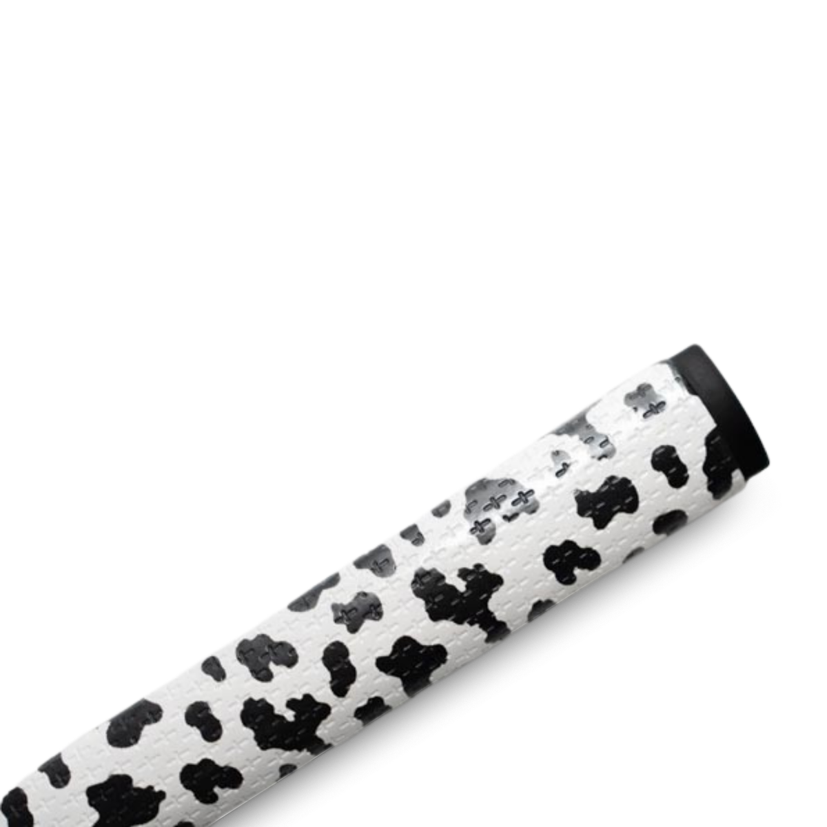 Cow Print Putter Grip | Midsize | Premium PU Material | Stable Feel | Golf | Black White Spotted
