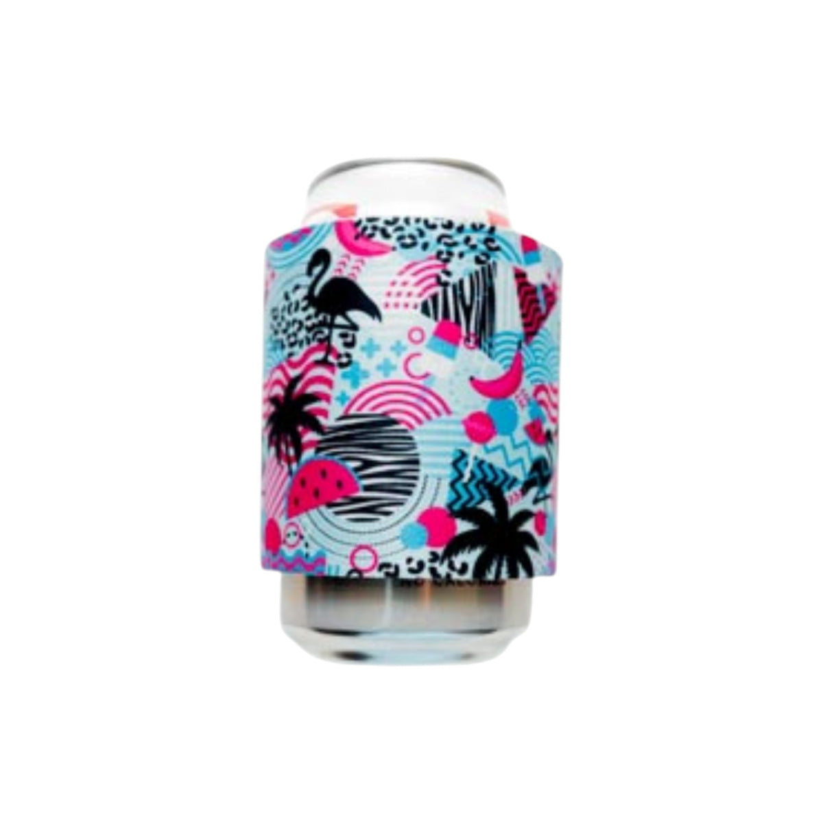 Exotic Flock Slap Koozie | Neoprene Beverage Can Insulator | Snap n Wrap | Fits 12oz Cans