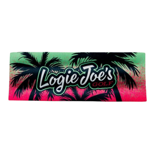 Neon Palms Slap Koozie | Neoprene Beverage Can Insulator | Snap n Wrap | Fits 12oz Cans