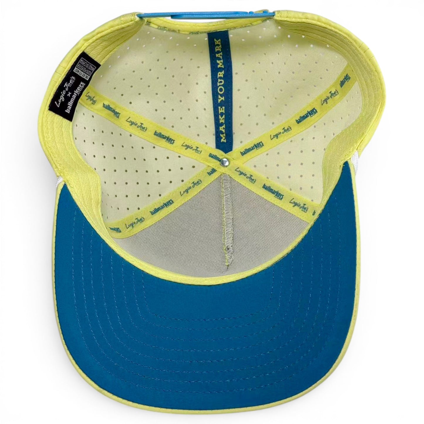Motor Boatin' Golf Hat | Snapback Cap | Built-in Magnetic Ball Marker Holder + Marker Included | Adjustable Center Console Boat