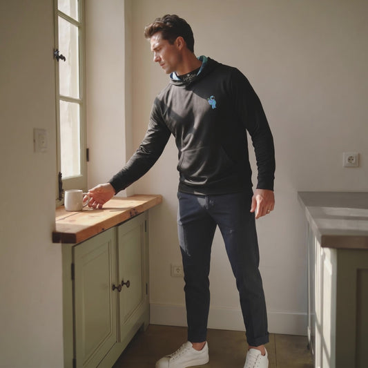 Astronaut Walker Performance Hoodie | Lightweight Unisex Moisture-Wicking Athletic Hoodie